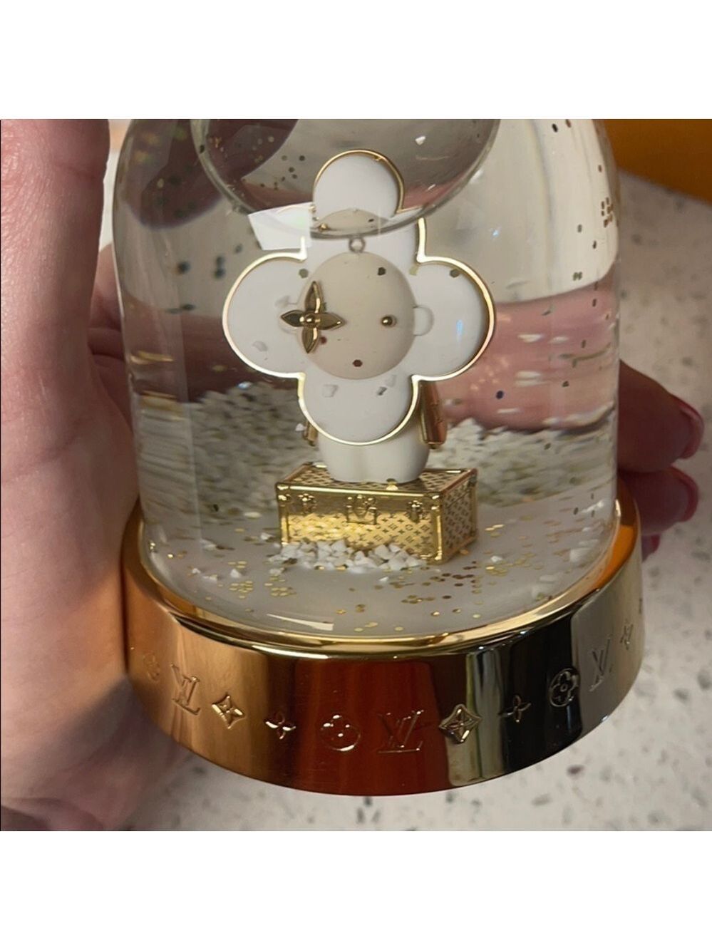 LOUIS VUITTON VIVIENNE SNOWBALL SNOW GLOBE GI0307 HOLIDAY COLLECTOR BOX - Picture 12 of 13